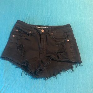 AE high rise shorts